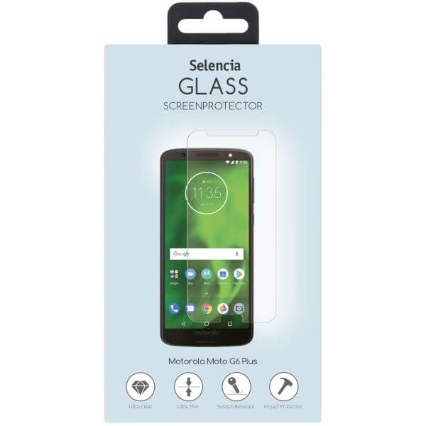Displayschutz aus gehärtetem Glas für das Motorola Moto G6 Plus