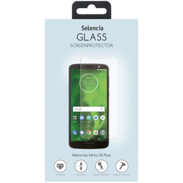 Displayschutz aus gehärtetem Glas für das Motorola Moto G6 Plus