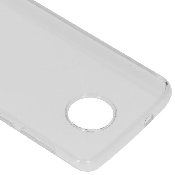 TPU Clear Cover für das Motorola Moto G6 Plus