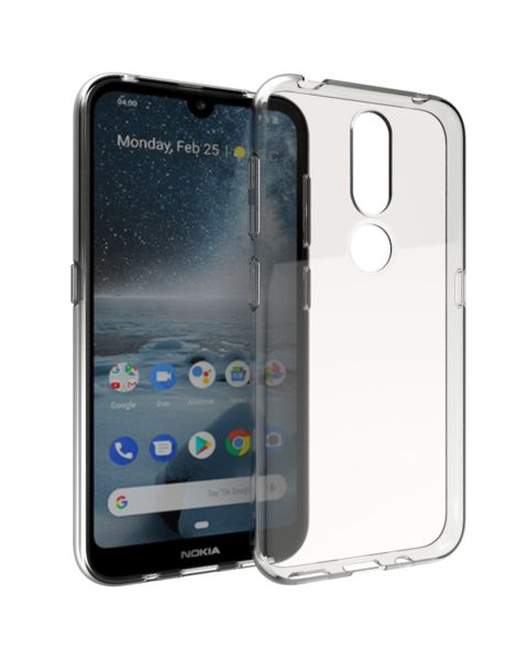 TPU Clear Cover Transparent für das Nokia 4.2