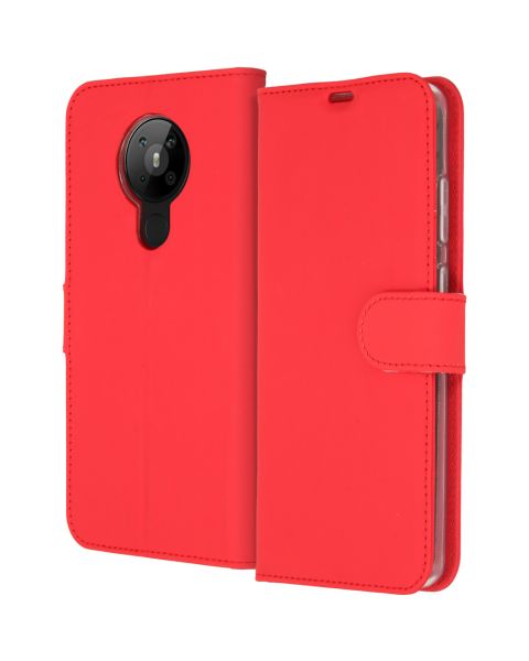 Wallet TPU Klapphülle für das Nokia 5.3 - Rot