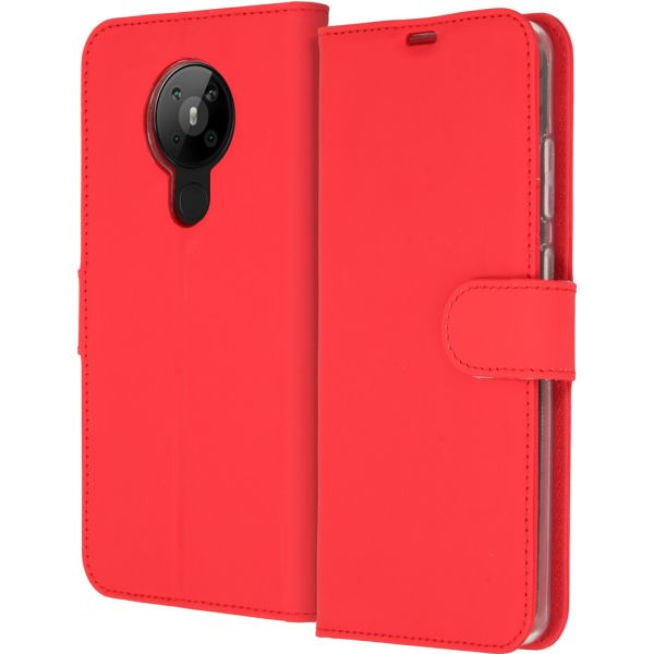 Wallet TPU Klapphülle für das Nokia 5.3 - Rot