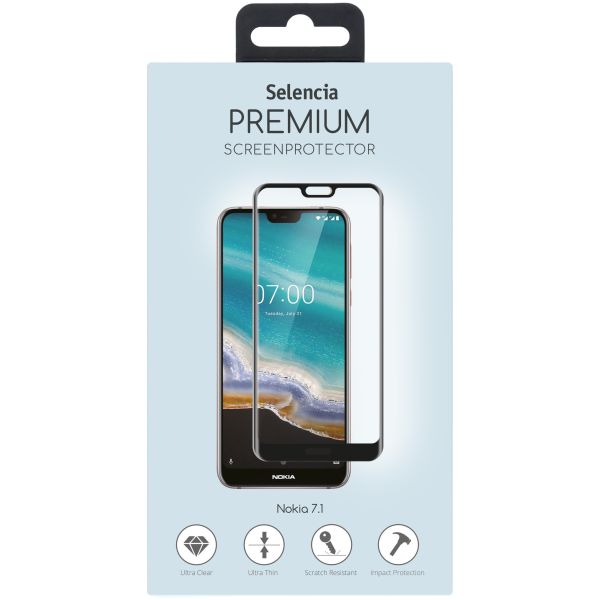 Premium Screen Protector aus gehärtetem Glas für das Nokia 7.1