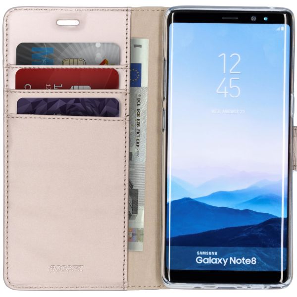 Wallet Softcase Booktype Samsung Galaxy Note 8 - Goud / Gold