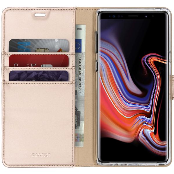 Wallet Softcase Booktype Samsung Galaxy Note 9 - Goud / Gold