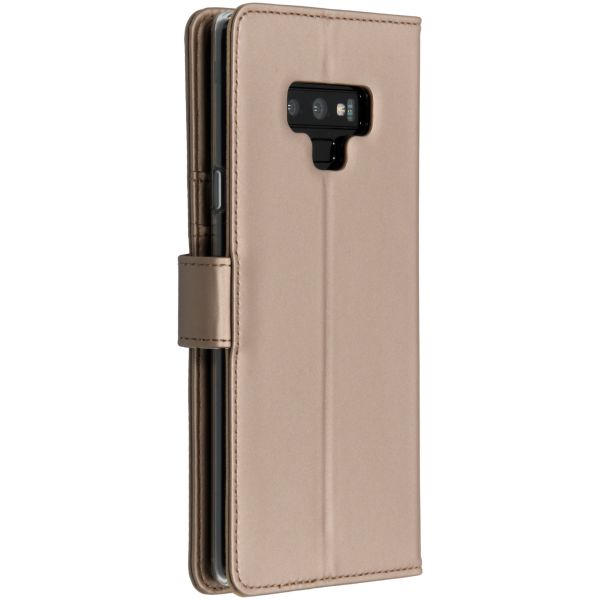 Wallet Softcase Booktype Samsung Galaxy Note 9 - Goud / Gold