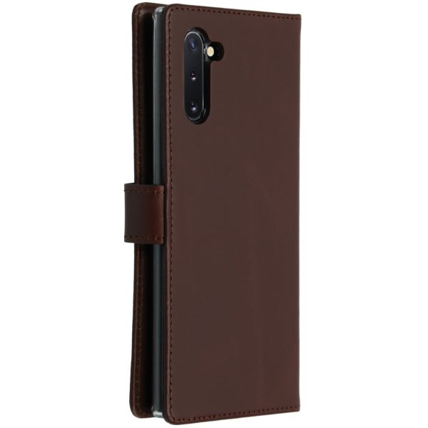 Echtleder Klapphülle Braun für das Samsung Galaxy Note 10