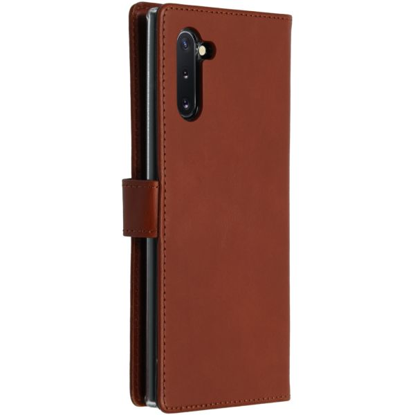 Echtleder Klapphülle Hellbraun für das Samsung Galaxy Note 10