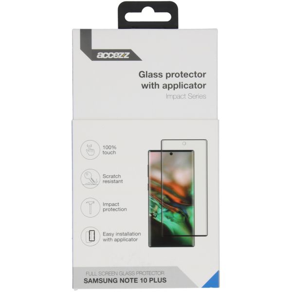 Glass Screenprotector + Applicator Galaxy Note 10 Plus - Screenprotector