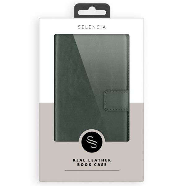 Echt Lederen Booktype OnePlus 7 Pro - Groen - Groen / Green