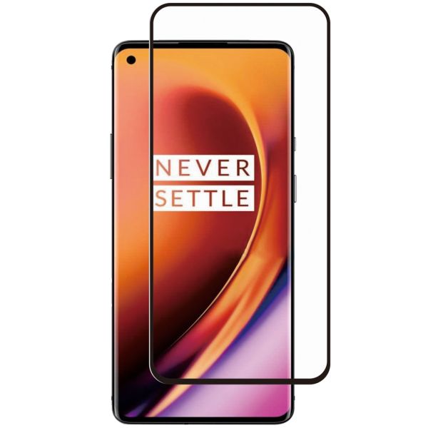 Premium Screen Protector aus gehärtetem Glas für das OnePlus 8 Pro - Schwarz