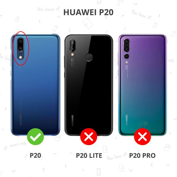 Transparentes TPU Clear Cover für das Huawei P20