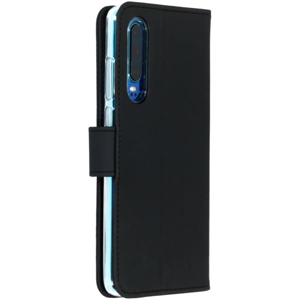 Wallet TPU Klapphülle Schwarz für das Huawei P30