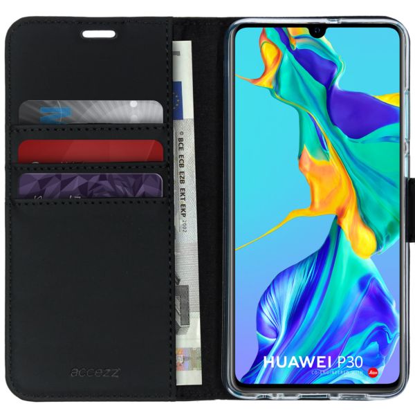 Wallet TPU Klapphülle Schwarz für das Huawei P30