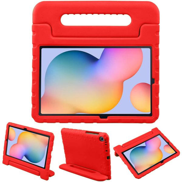 Kidsproof Backcover met handvat Samsung Galaxy Tab S6 Lite - Rood / Red