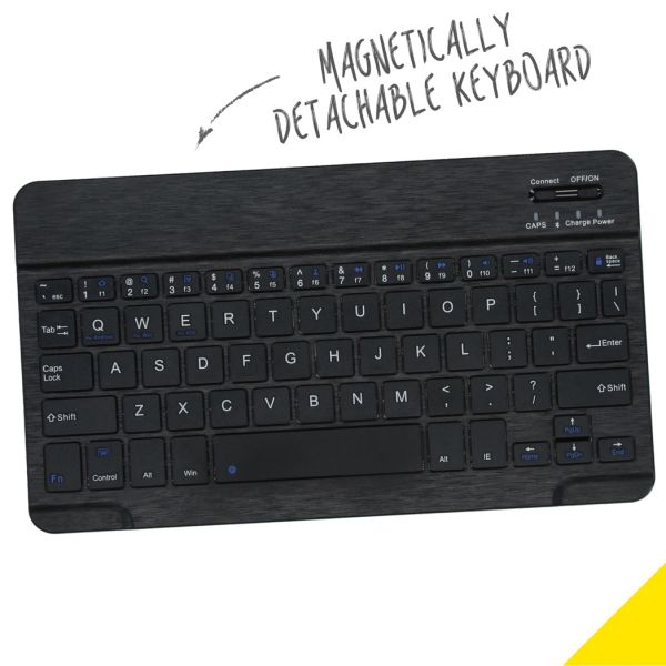 Accezz QWERTY Bluetooth Keyboard Bookcase Galaxy Tab S6 Lite / Tab S6 Lite (2022)