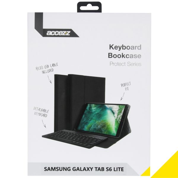 Accezz QWERTY Bluetooth Keyboard Bookcase Galaxy Tab S6 Lite / Tab S6 Lite (2022)