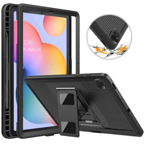 Robustes Back Case für das Samsung Galaxy Tab S6 Lite / Tab S6 Lite (2022) - Schwarz