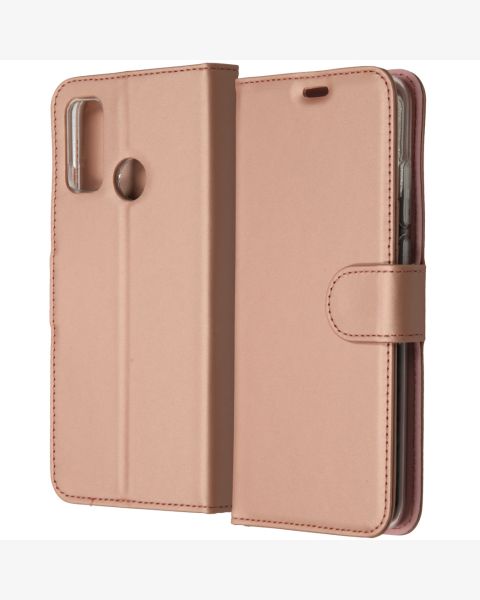 Wallet TPU Klapphülle für das Huawei P Smart (2020) - Roségold