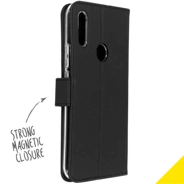 Wallet TPU Klapphülle Schwarz für das Huawei P Smart Z