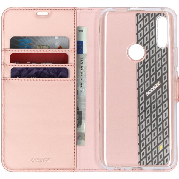 Wallet TPU Klapphülle Roségold für das Huawei P Smart Z