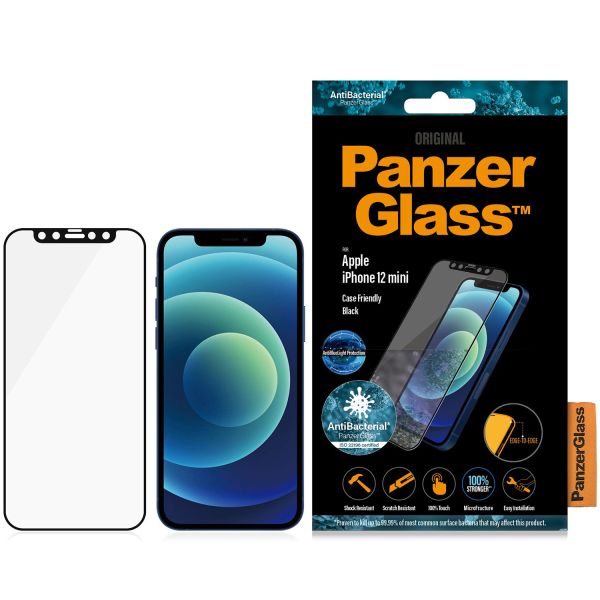 PanzerGlass CF AntiBlueLight Screenprotector iPhone 12 Mini - Zwart