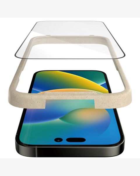 Ultra-Wide Fit Antibakterieller Displayschutz mit Applikator für das iPhone 14 Pro