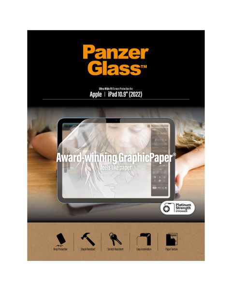 PanzerGlass GraphicPaper Screenprotector iPad 10.9 (2022)