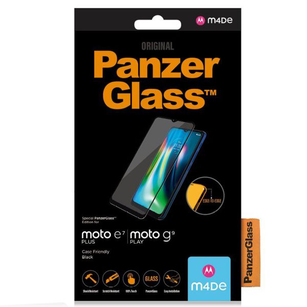 PanzerGlass Case Friendly Screenprotector Moto E7 Plus / G9 Play