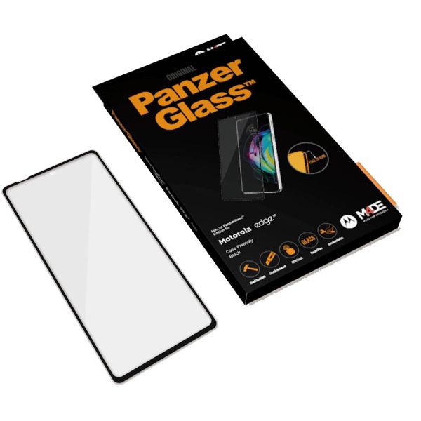 PanzerGlass Case Friendly Screenprotector Motorola Edge 20 - Zwart