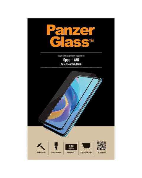 Case Friendly Antibakterieller Screen Protector für das Oppo A76 (4G) / A96