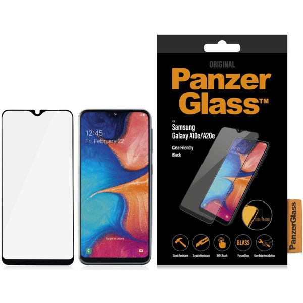 PanzerGlass Case Friendly Screenprotector Galaxy A20e - Zwart / Schwarz / Black