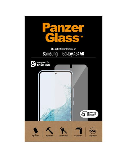 Ultra-Wide Fit Antibakterieller Displayschutz für das Samsung Galaxy A54 (5G)