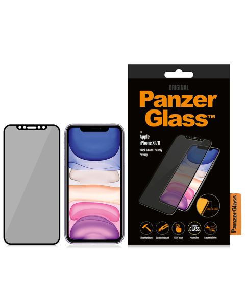PanzerGlass Case Friendly Privacy Anti-Bacterial Screenprotector iPhone 11 / iPhone Xr