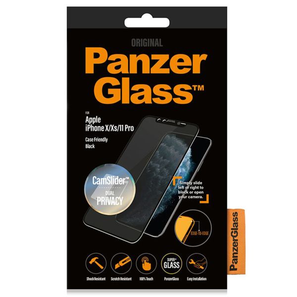 PanzerGlass CamSlider™ Privacy Screenprotector iPhone 11 Pro / Xs / X