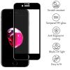 Premium Screen Protector aus gehärtetem Glas für das iPhone SE (2022 / 2020) - Schwarz