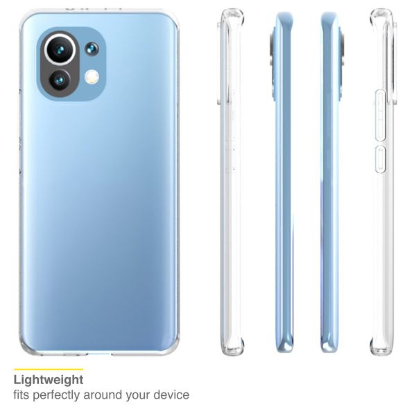 Accezz Clear Backcover Xiaomi Mi 11 - Transparant / Transparent
