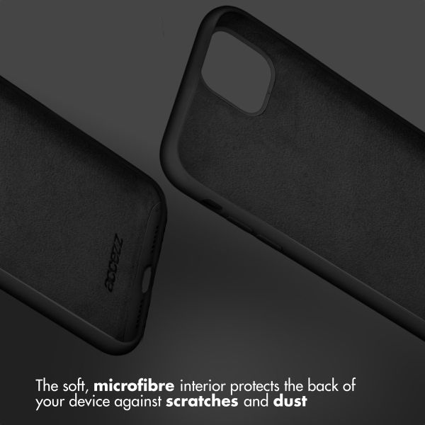 Liquid Silikoncase für das iPhone 13 Mini - Schwarz