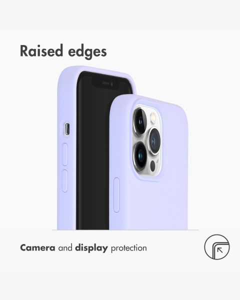 Liquid Silikoncase für das iPhone 13 Pro - Lila