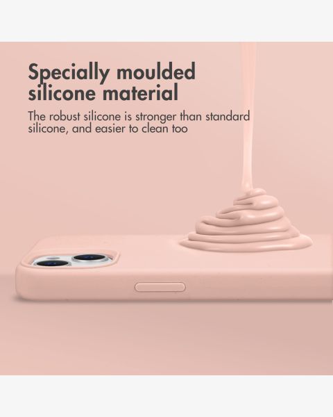 Liquid Silikoncase mit MagSafe für das iPhone 13 Pro - Rosa