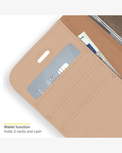 Wallet TPU Klapphülle für das iPhone 13 - Gold
