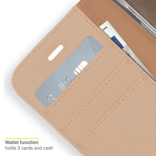 Wallet TPU Klapphülle für das iPhone 13 Pro - Gold