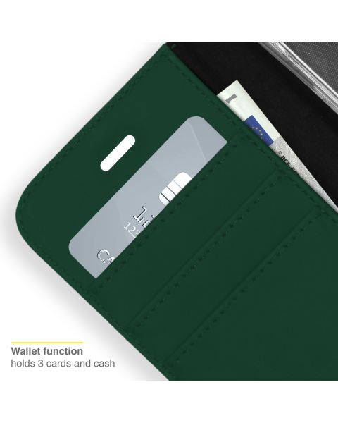 Wallet TPU Klapphülle für das iPhone 13 Pro - Grün