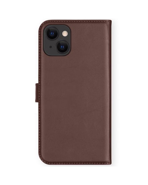 Echtleder Klapphülle für das iPhone 13 - Braun
