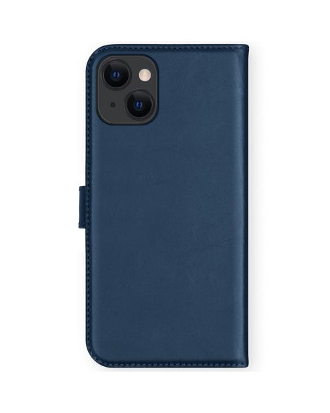 Echtleder Klapphülle für das iPhone 13 Mini - Blau