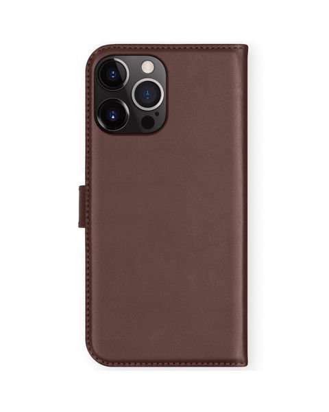 Echtleder Klapphülle für das iPhone 13 Pro Max - Braun