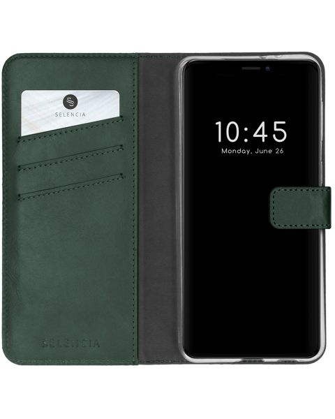 Echtleder Klapphülle für das iPhone 13 Pro Max - Grün