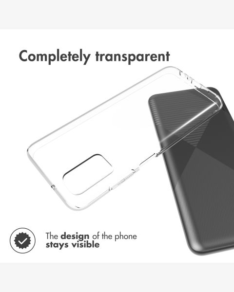 Accezz Clear Backcover Samsung Galaxy A03s - Transparant / Transparent