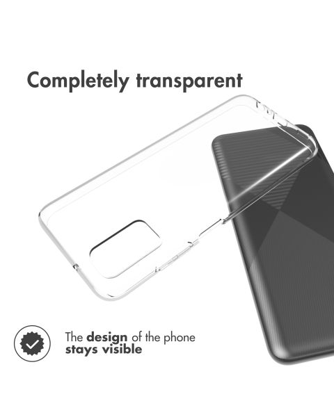 TPU Clear Cover für das Samsung Galaxy A03s - Transparent