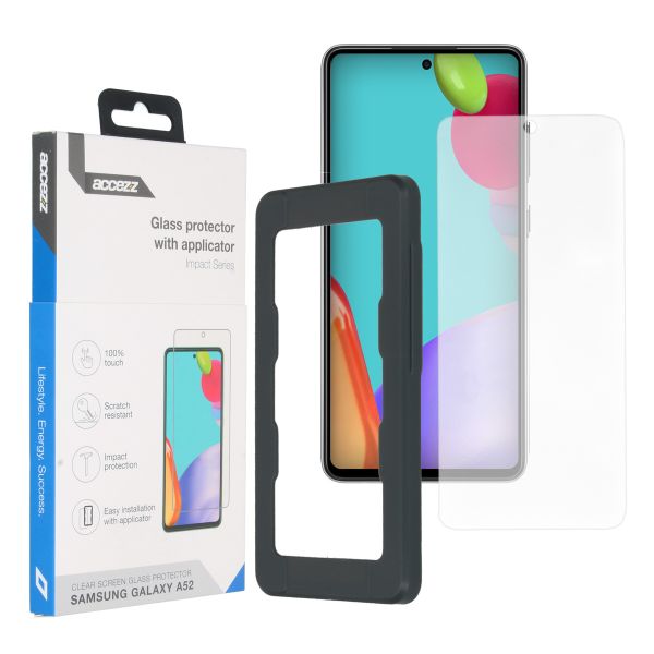 Accezz Glass Screenprotector + Applicator Samsung Galaxy A52(s) (5G/4G) / A53